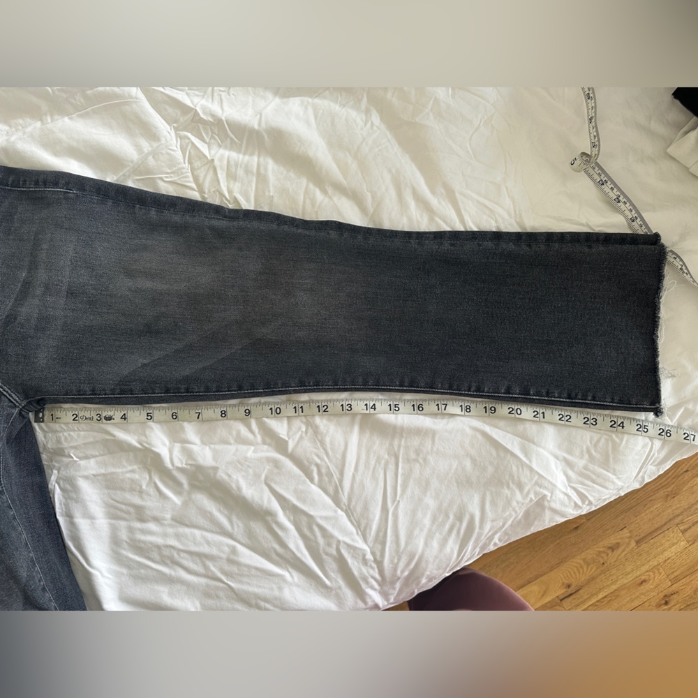 MOTHER The Insider Crop Fray, High-Rise, Smoke (25.5 inch inseam) - Picture 6 of 6
